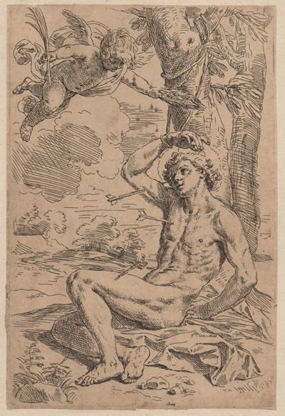 San Sebastiano, acquaforte