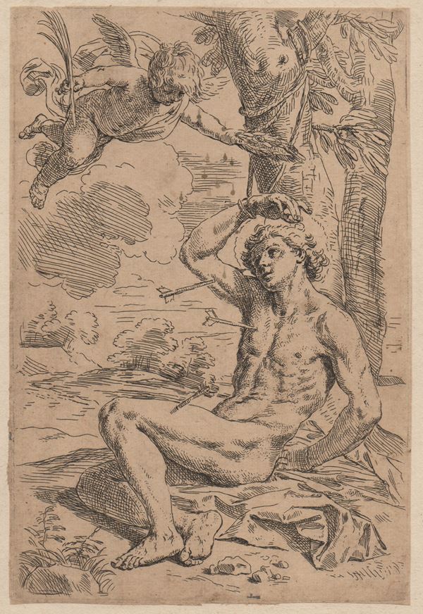 Simone Cantarini Il Pesarese - Saint Sebastian