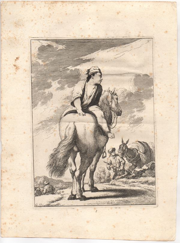 Caccasenno a cavallo