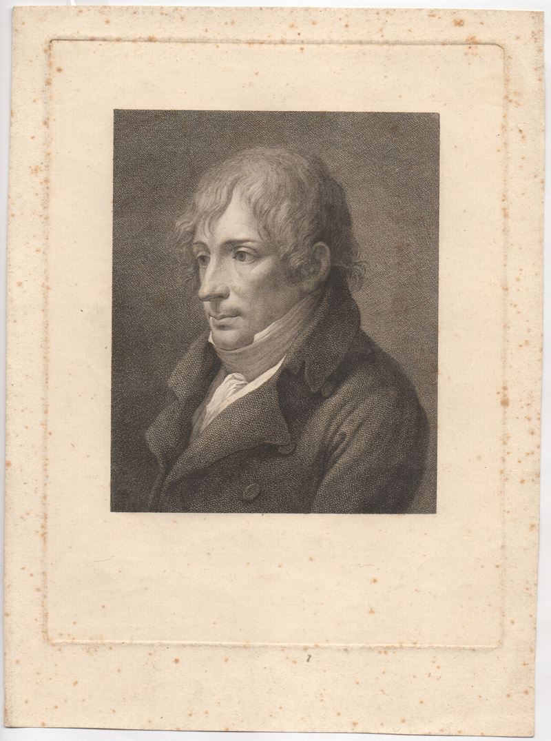 Francesco Rosaspina - Ritratto di Luigi Lamberti, da Andrea Appiani (acquaforte)
