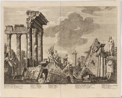 Capricci con rovine romane da Römische Altertümer