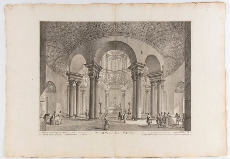 Giovanni Battista Piranesi - Tempio di Bacco (S. Costanza)