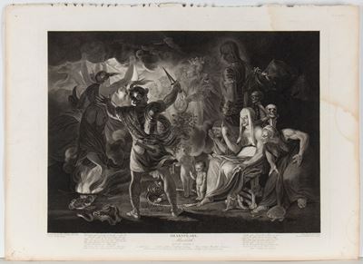 Boydell Shakespeare Gallery, incisioni da serie illustrativa su opere di William Shakespeare, 180...