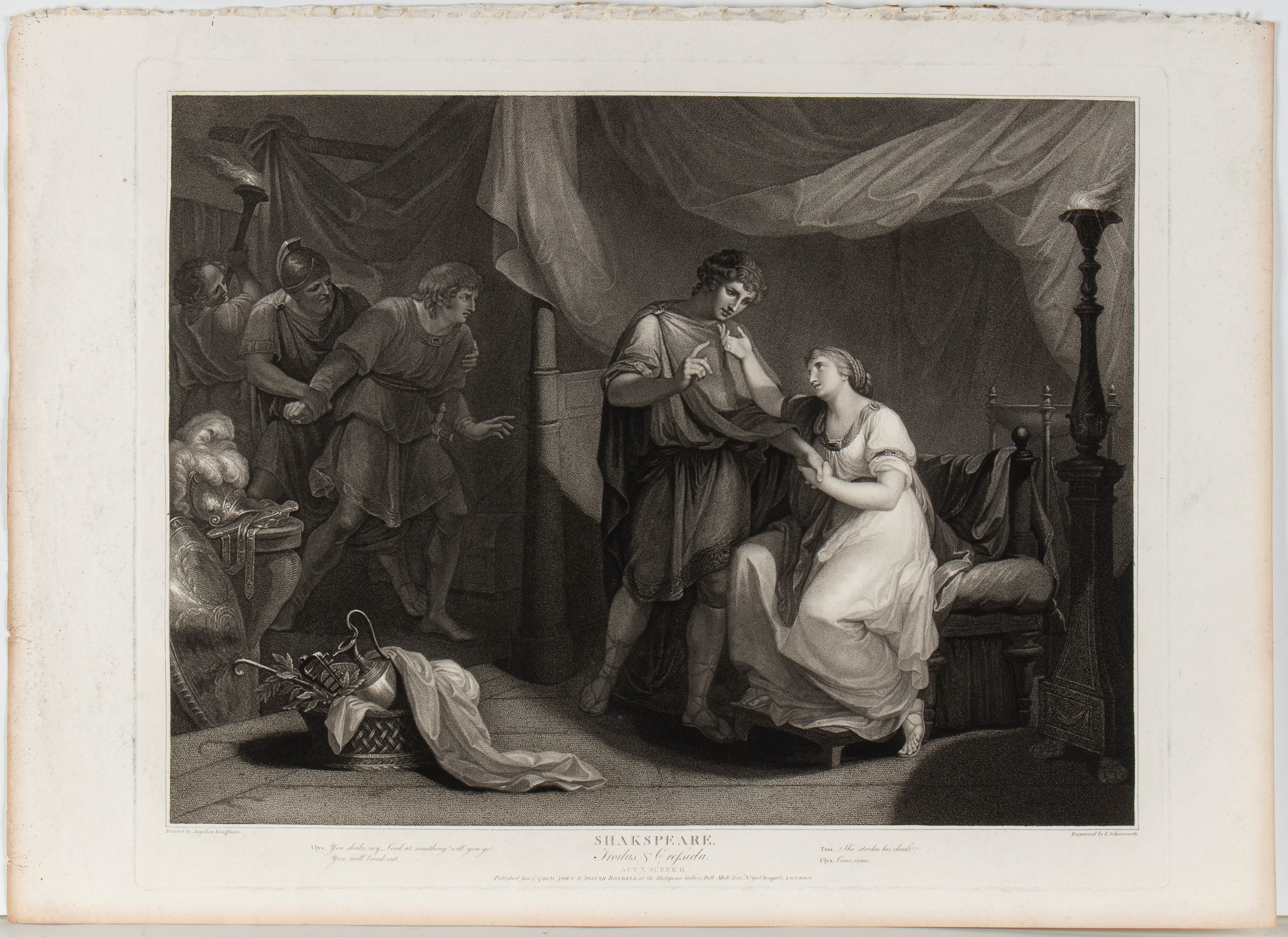 Boydell Shakespeare Gallery, incisioni da serie illustrativa su opere di William Shakespeare, 180...