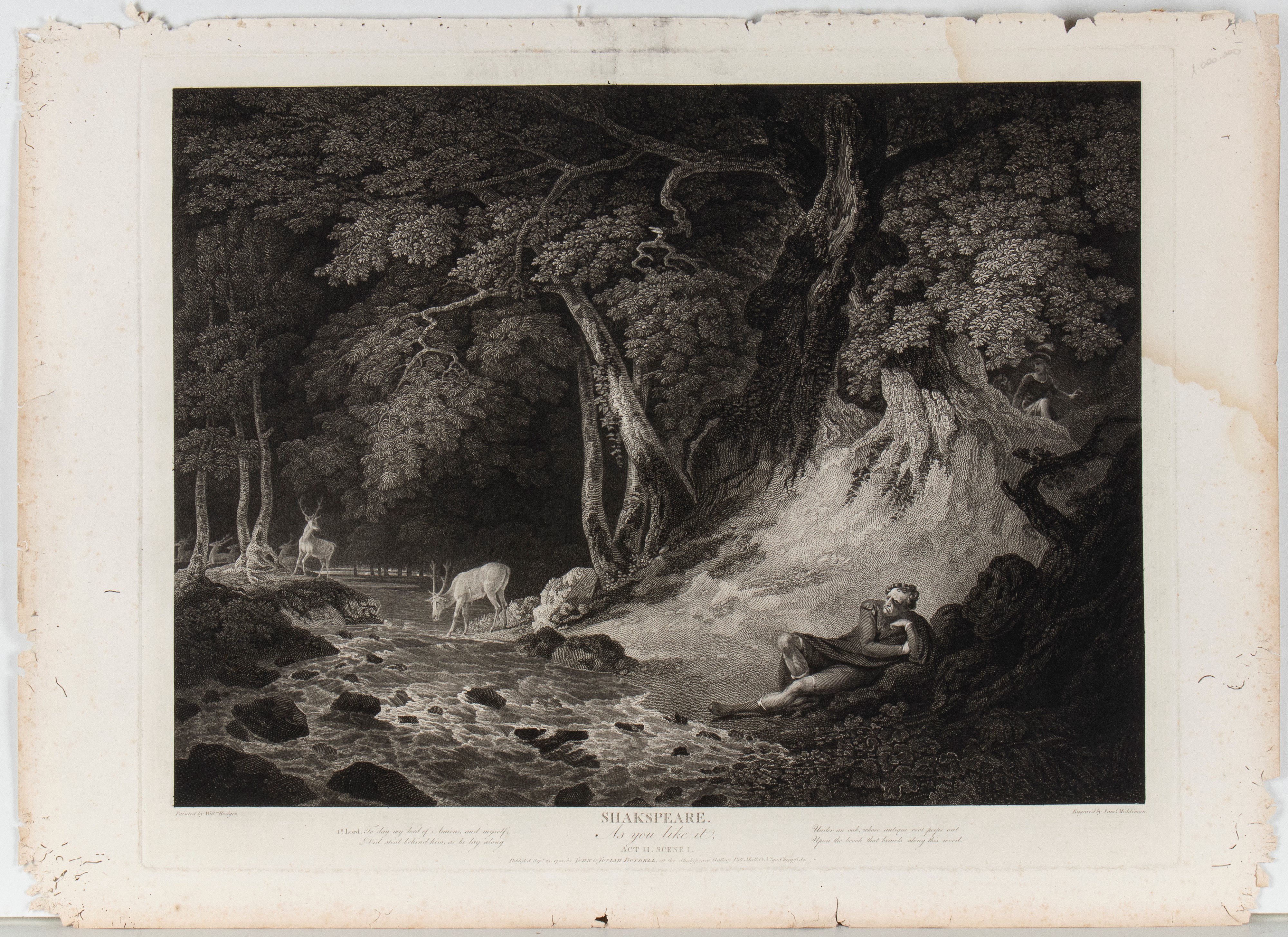 Boydell Shakespeare Gallery, incisioni da serie illustrativa su opere di William Shakespeare, 180...