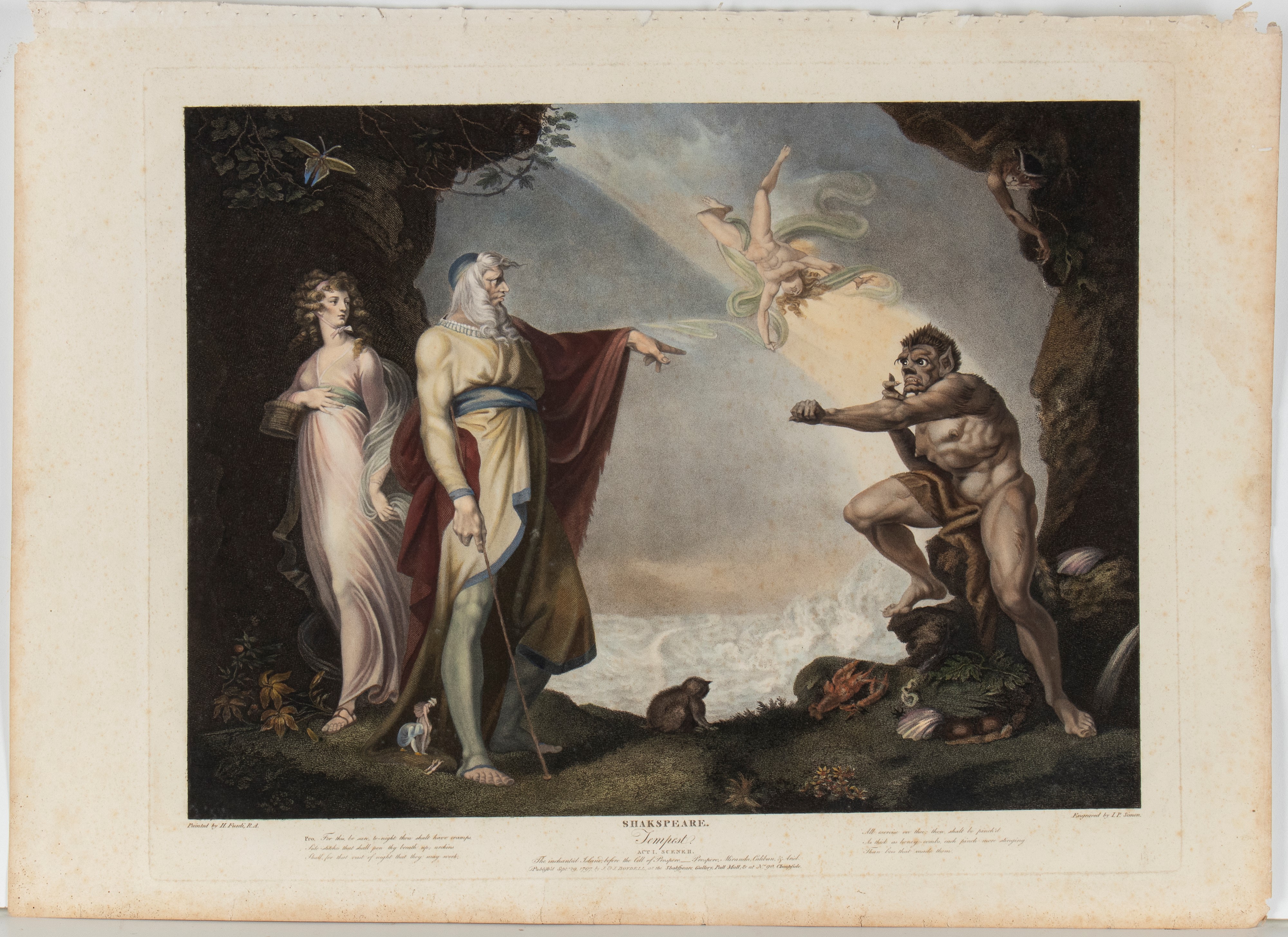 Boydell Shakespeare Gallery, incisioni da serie illustrativa su opere di William Shakespeare, 180...