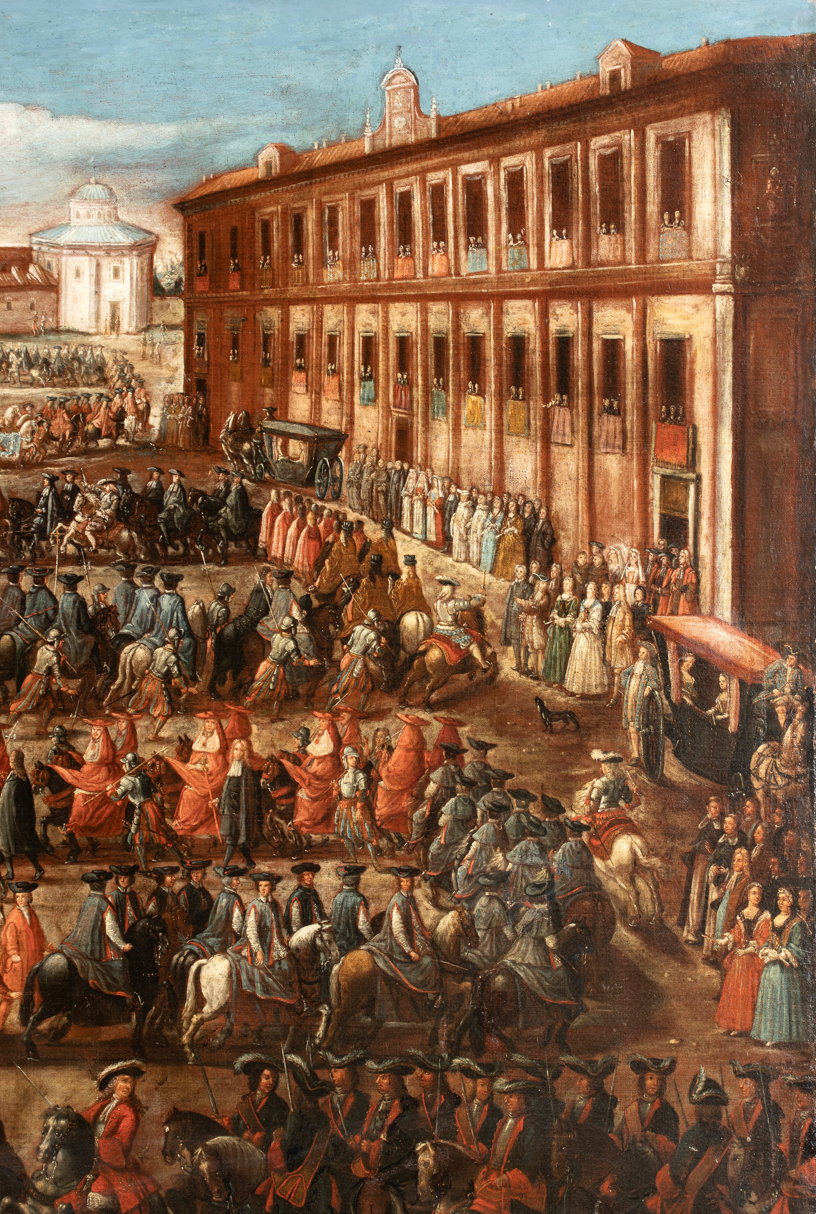 Artista Attivo a Roma, Inizio XVIII Secolo - La Cavalcata del Possesso di Clemente XI verso il pa...