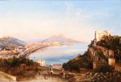 Veduta del golfo di Napoli