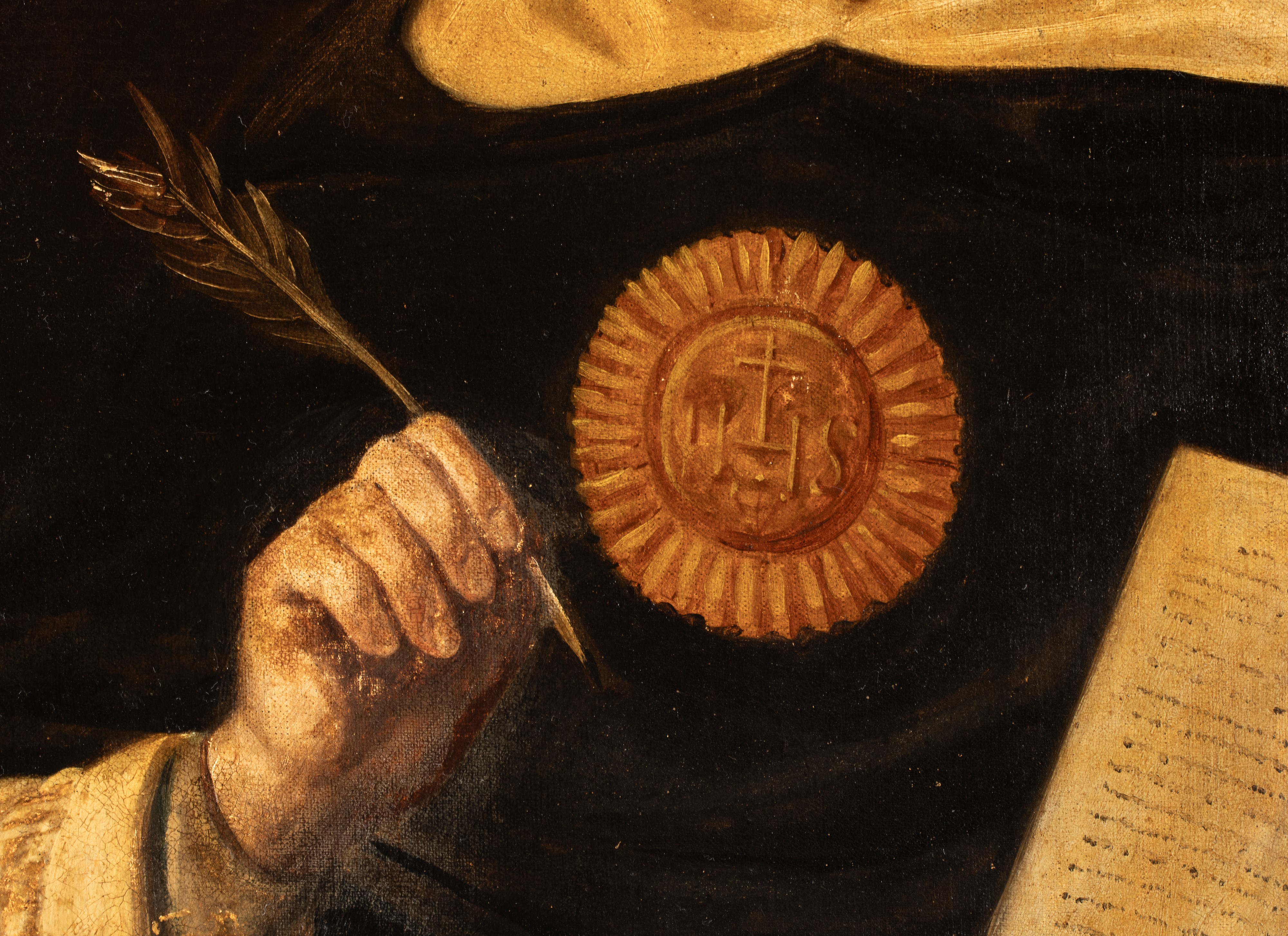 Artista Attivo a Napoli, XVIII Secolo - S. Tommaso d'Aquino, olio su tela