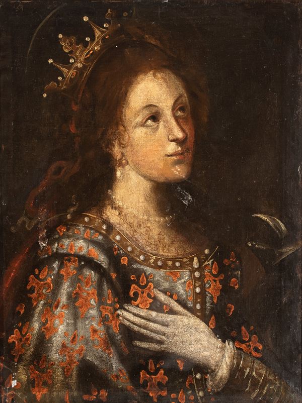 Artista toscano, XVII secolo - Saint Caterina from Siena