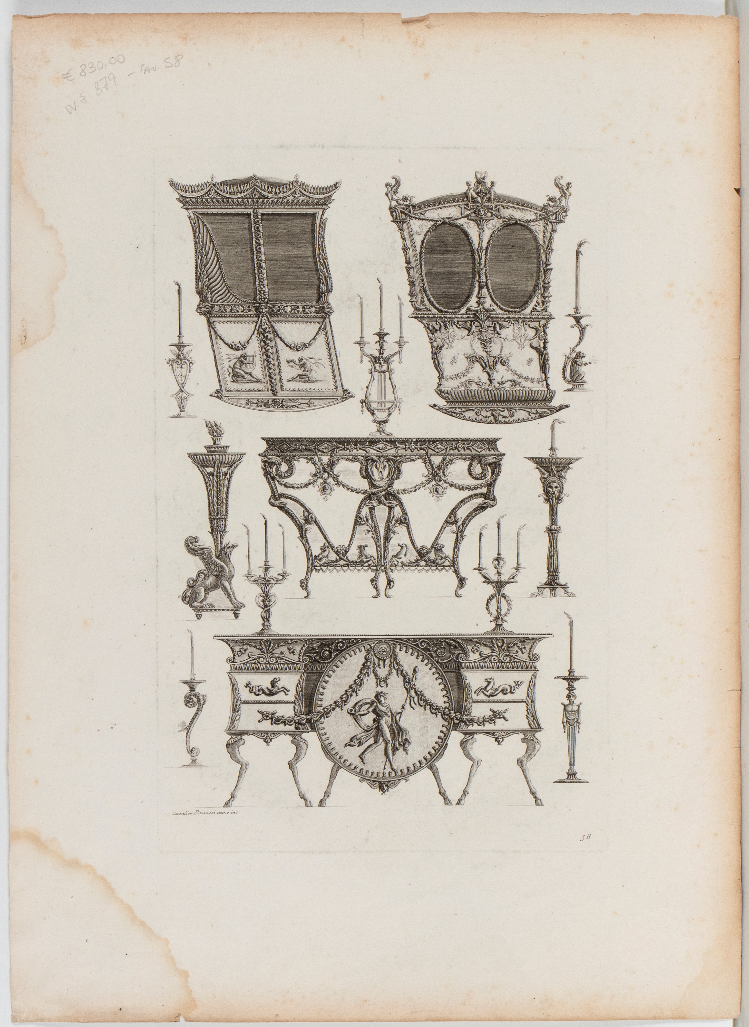 Giovanni Battista Piranesi - Diverse maniere d’adornare i cammini e ogni altra parte degli edific...