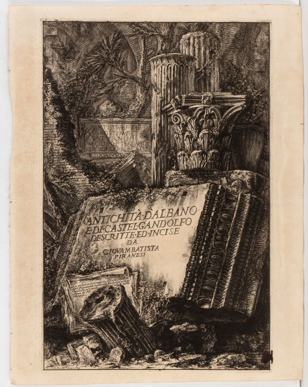 Antichità d’Albano e di Castel Gandolfo | Descrizione e disegno dell'Emissario del Lago Albano | Di due spelonche ornate dagli antichi alla riva del Lago Albano