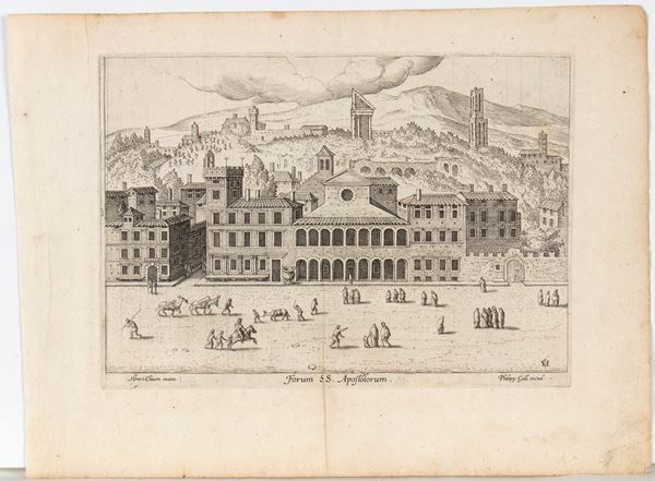 Forum SS. Apostolorum, after Hendrick van Cleve III
