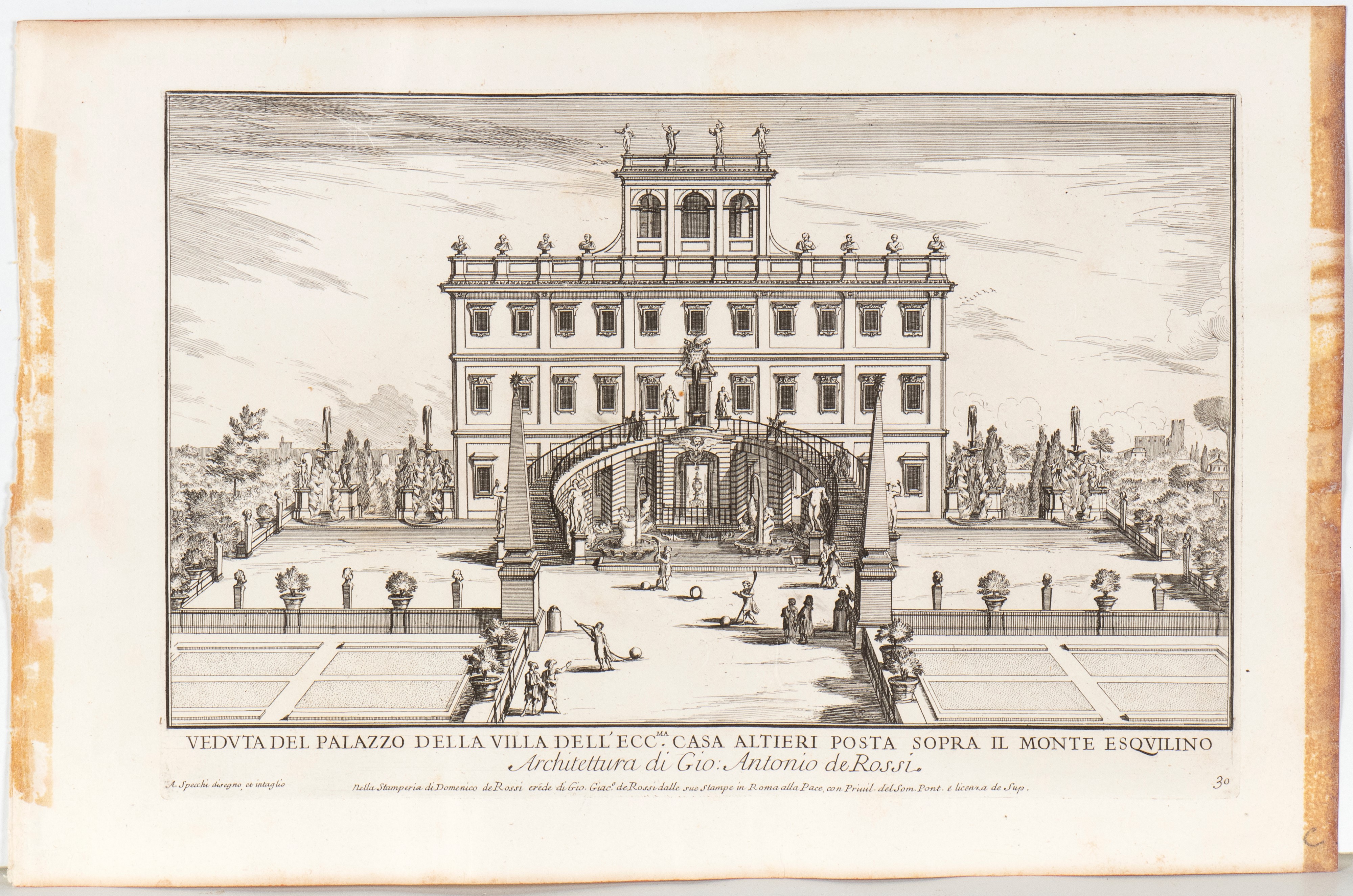 Giovanni Battista Falda, Alessandro Specchi, Giovanni Francesco Venturini - Il Nuovo Teatro di Ro...