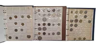 Estere. 3 Album Contenenti 358 Monete XX Secolo. Romania-olanda-estonia-lettonia-lituania. Nomina...