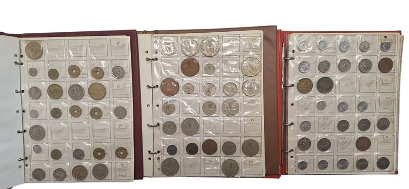 Estere. 3 Album Contenenti 478 Monete XX Secolo. Spagna-irlanda-repubblica Ceca-slovacchia. Nomin...