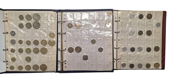 ESTERE. 3 album contenenti 345 monete XX secolo. CIPRO-BULGARIA-MALDIVE-MYANMAR-NEPAL-AUSTRIA. Nominali, metalli, date e conservazioni varie. Argento escluso.