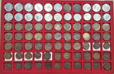 Regno D'italia-repubblica Italiana. Lotto di Circa 200 Monete XX Secolo. Metalli, Nominali e Cons...