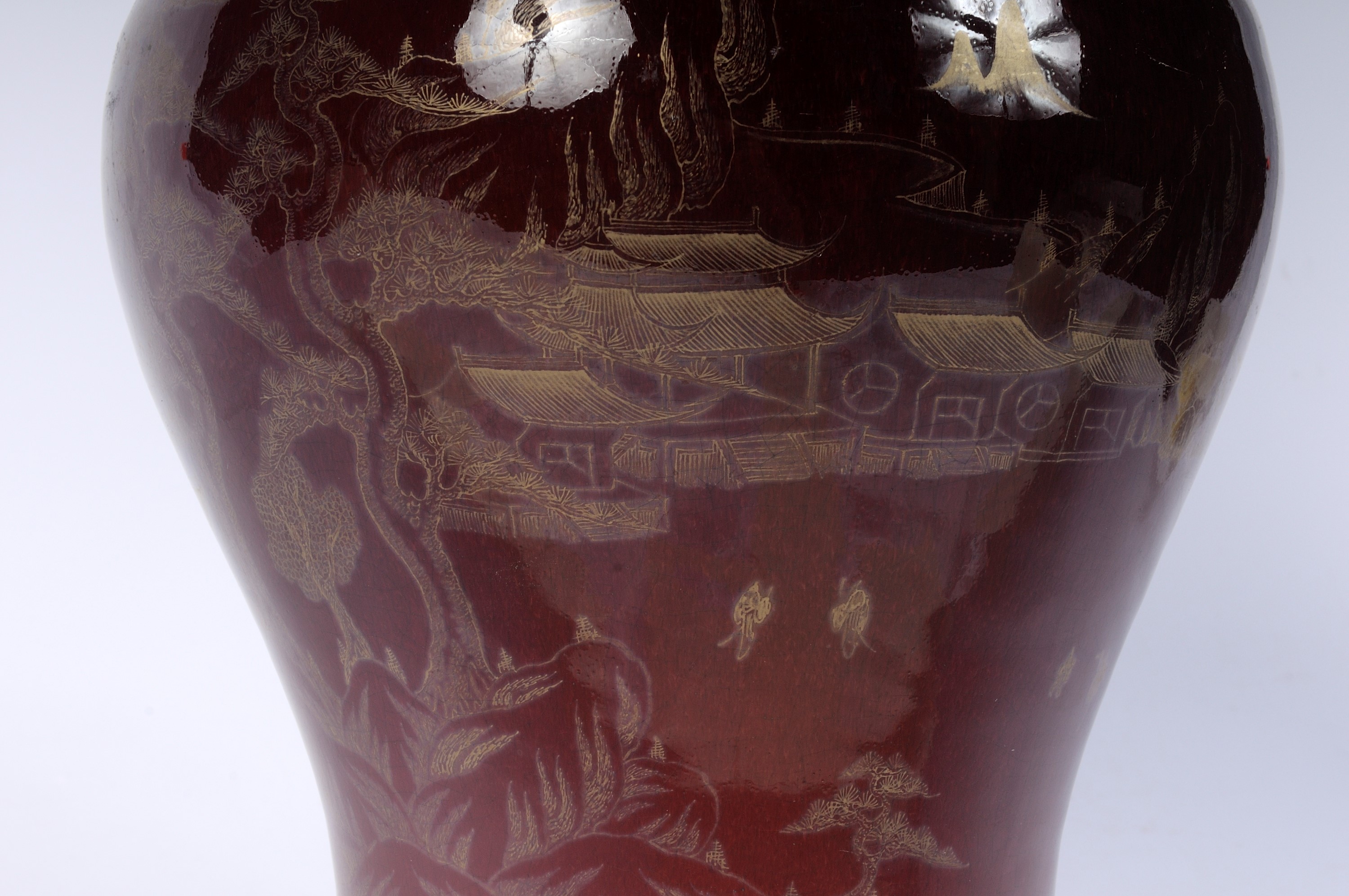 Vaso a Bottiglia in Porcellana