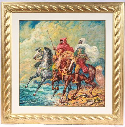 Cavalieri Arabi, Multiplo su Tela