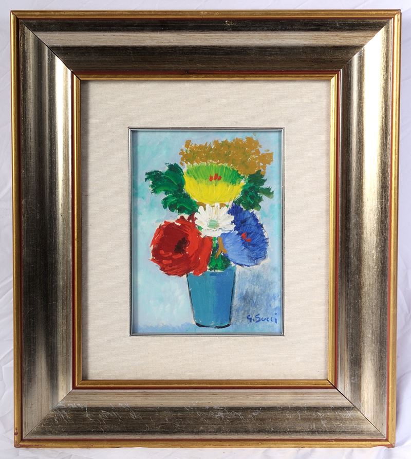 Giuseppe Succi - Vaso con Fiori