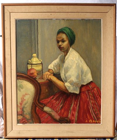 Ritratto di Donna in Camicia Bianca
