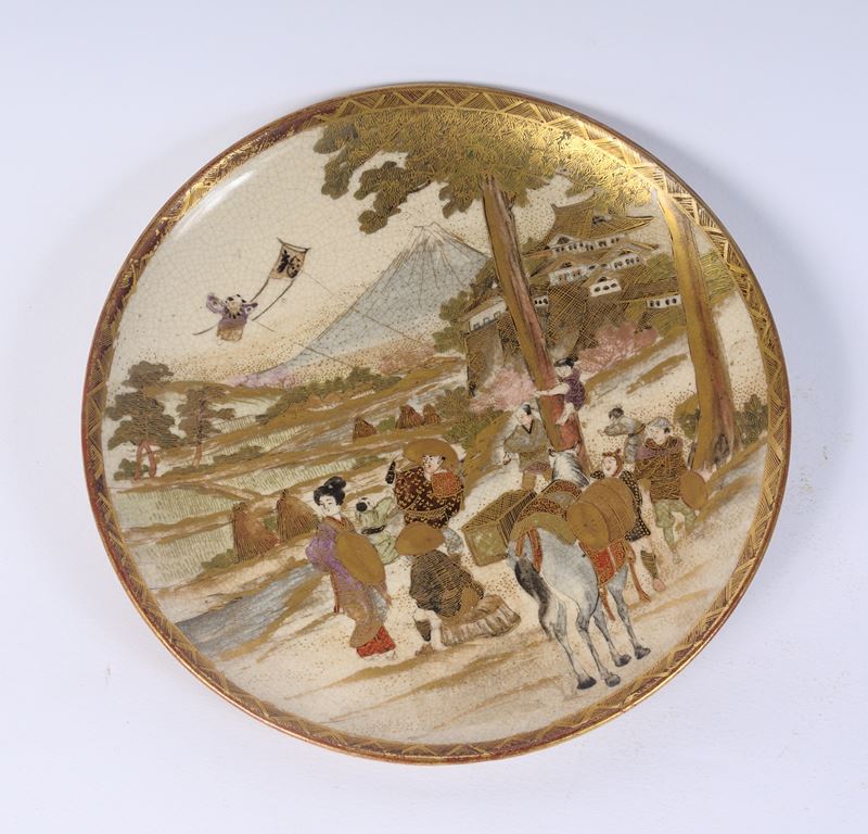 Piatto in Ceramica Satsuma