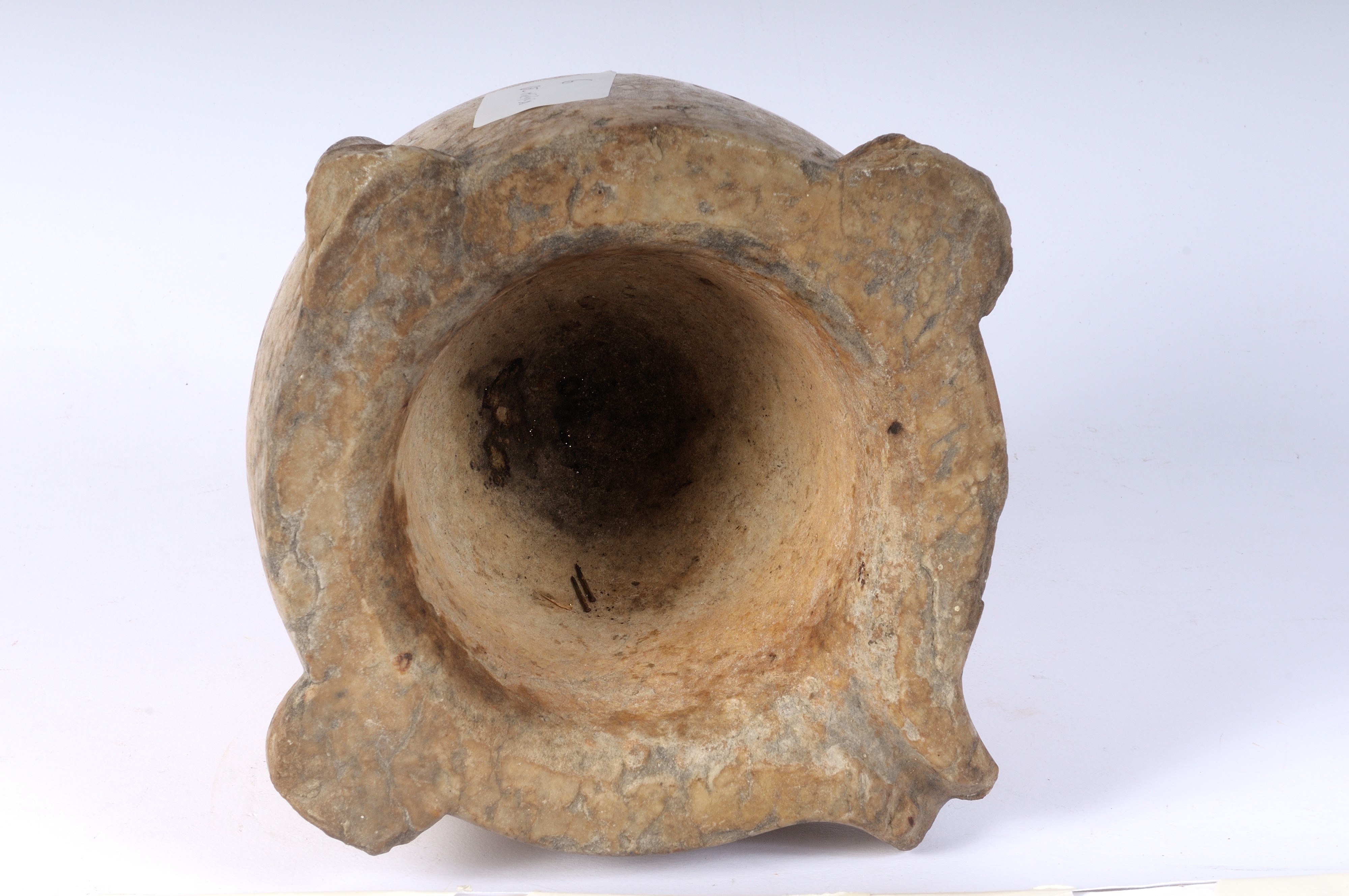 Mortaio da Spezieria in Marmo Giallo di Vicenza