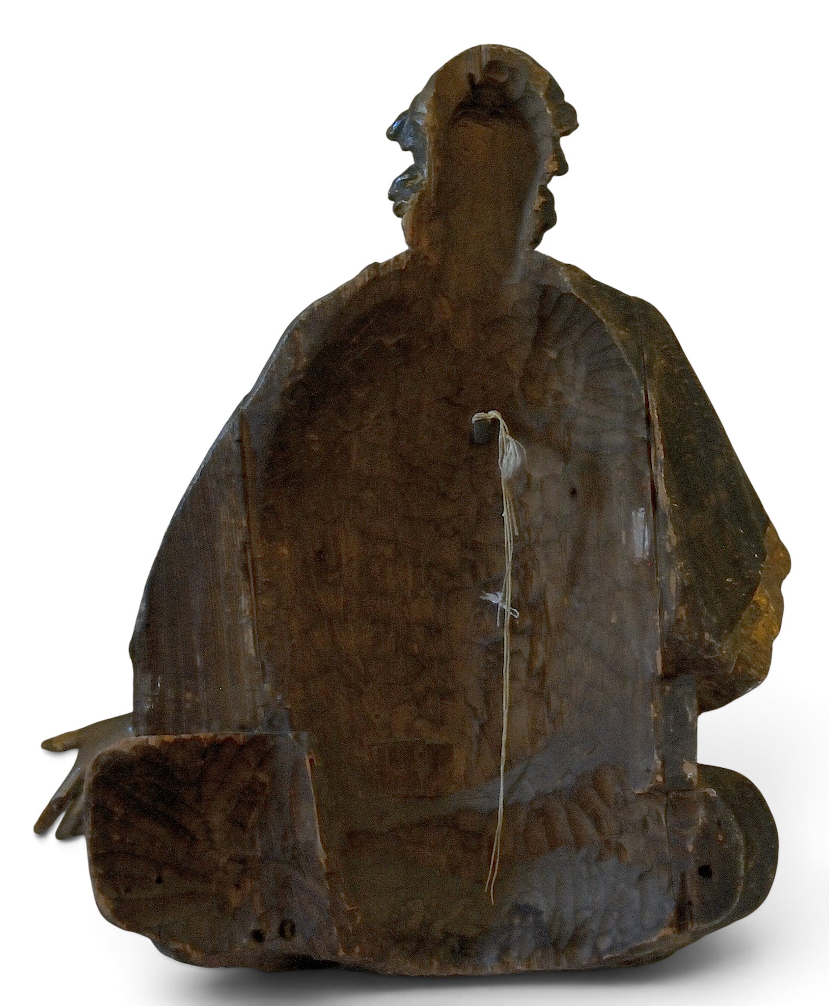 Ritratto di Santo. Probabile Santo Stefano - Scultura in Legno da Altare