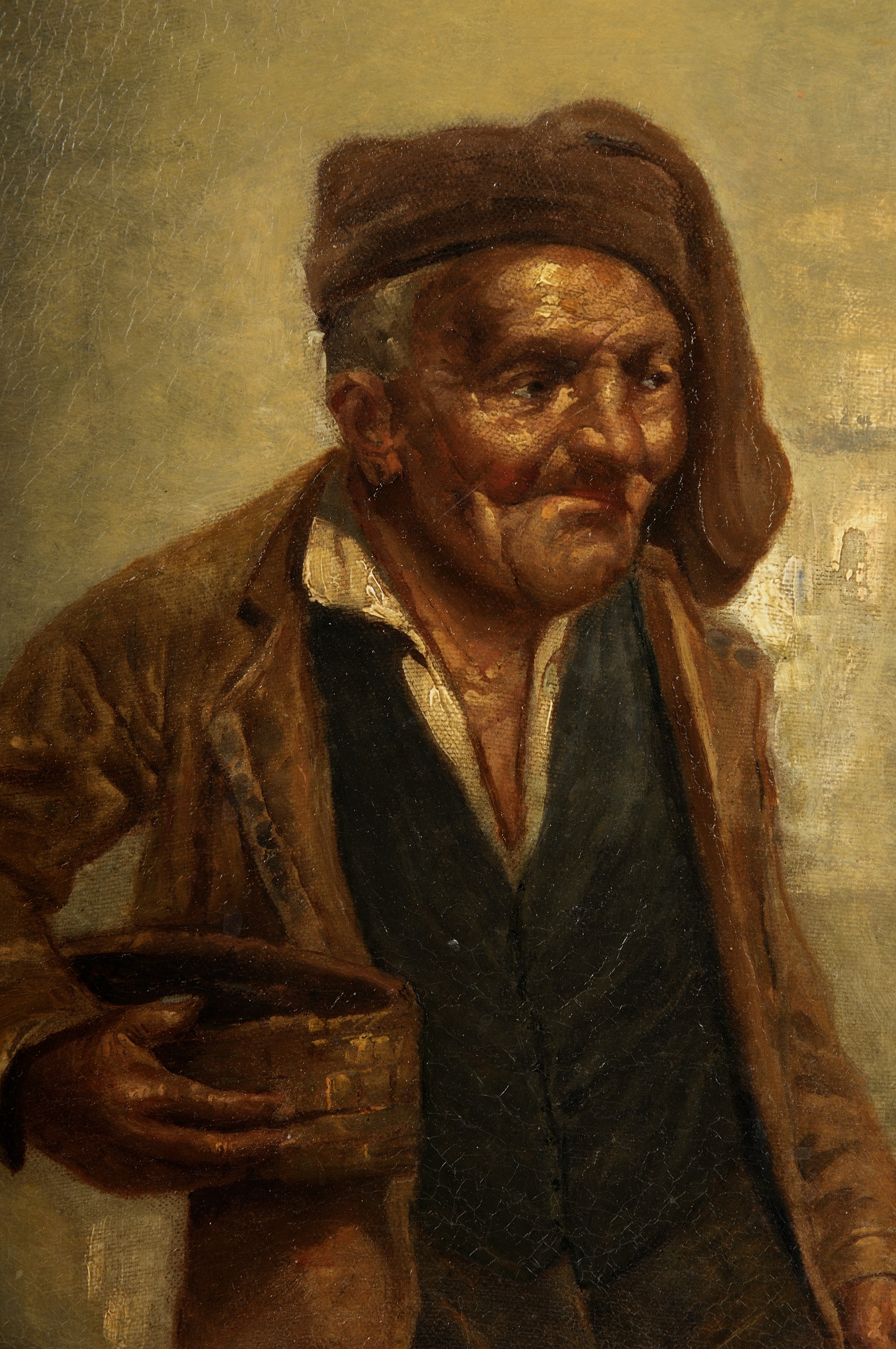 Raffaele Friggerio - Coppia di Ritratti di Anziani
