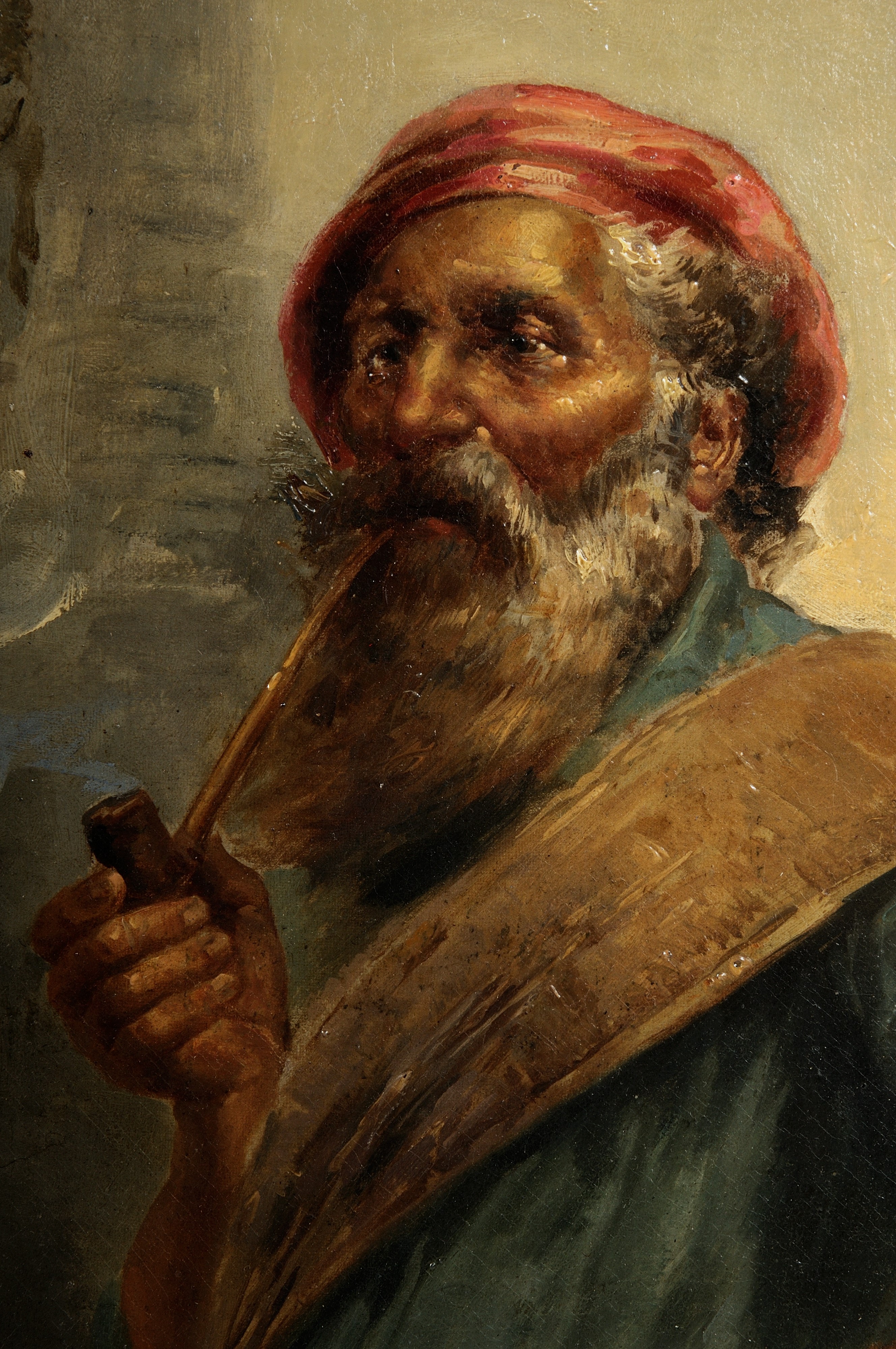 Raffaele Friggerio - Coppia di Ritratti di Anziani