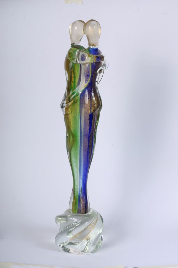 Innamorati- scultura in vetro sommerso
