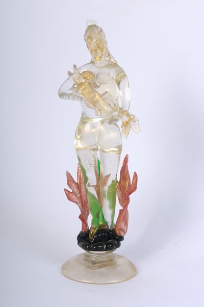 Figura Femminile Stilizzata - in Vetro