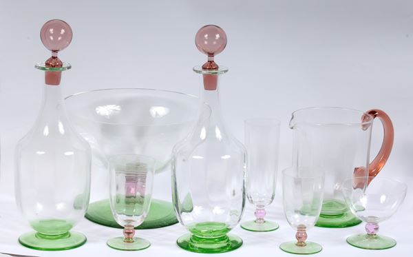 Set of twelve glasses 