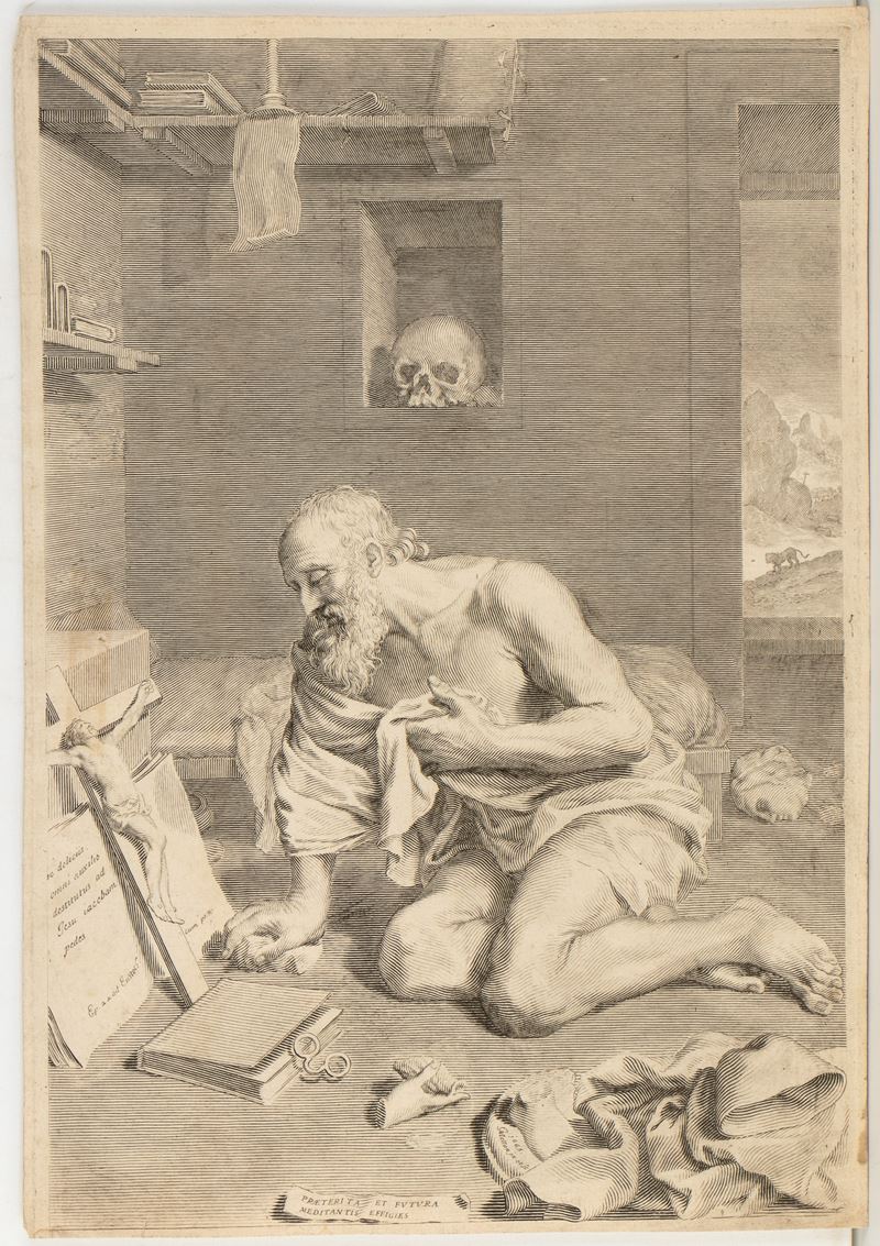 Claude Mellan - San Girolamo