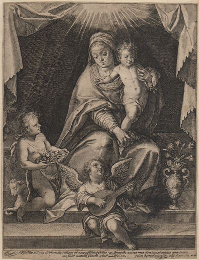 Madonna col Bambino e angeli