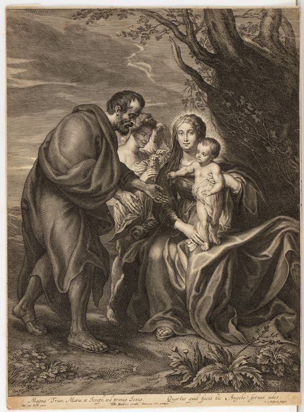 Sacra Famiglia, da Anthony van Dyck
