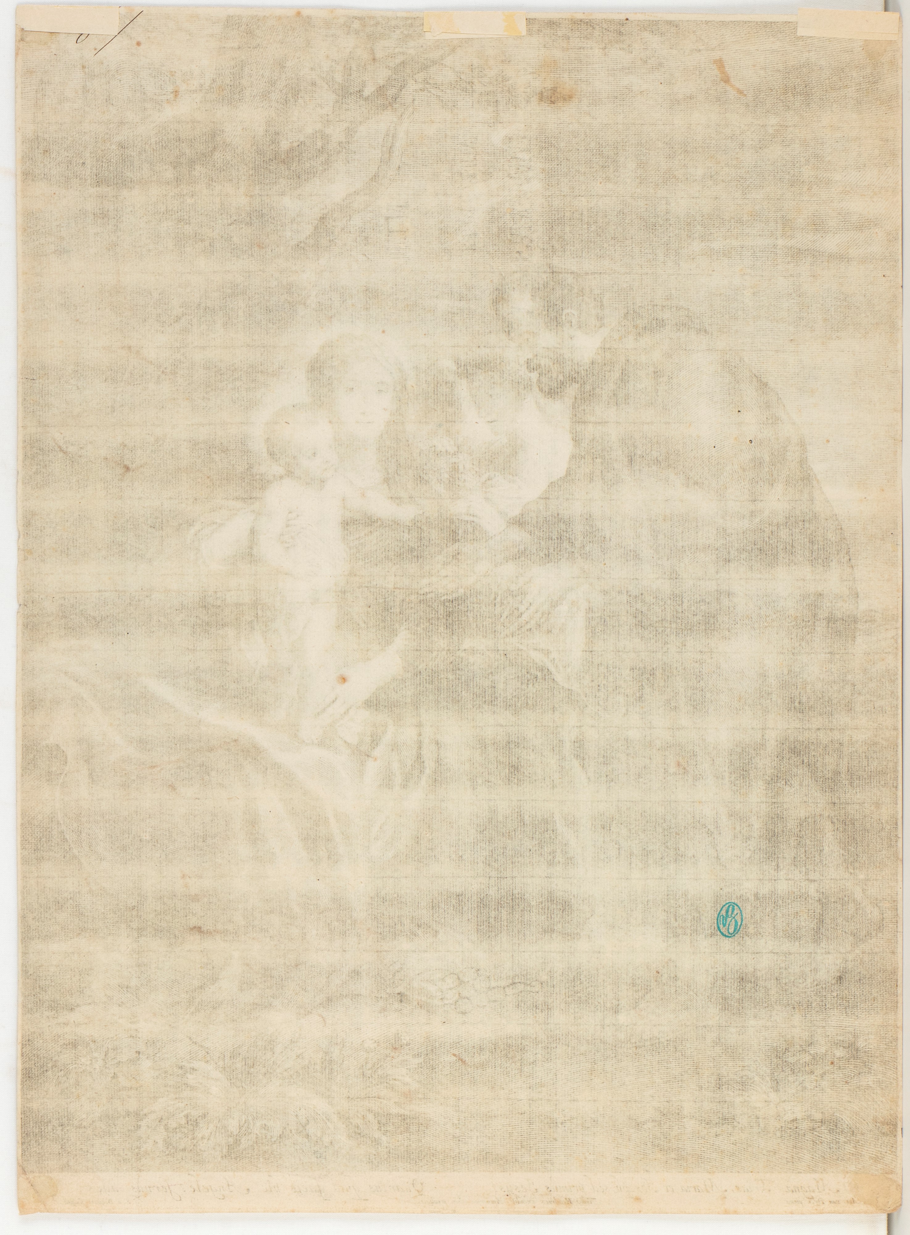Schelte Adamsz. Bolswert - Sacra Famiglia (da Anthony van Dyck)