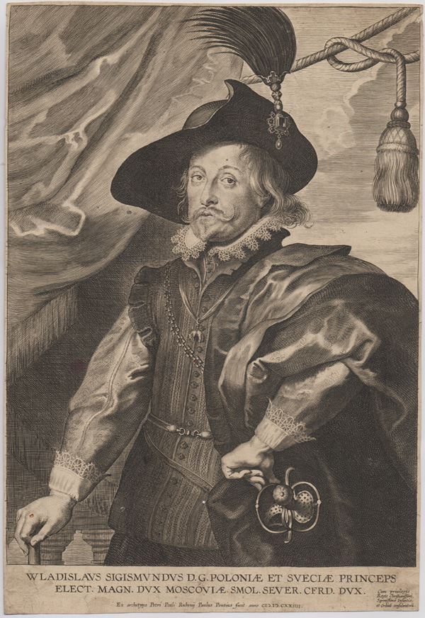 Wladislaus Sigismundus D.G. Poloniæ et Sveciæ Princeps, after Peter Paul Rubens