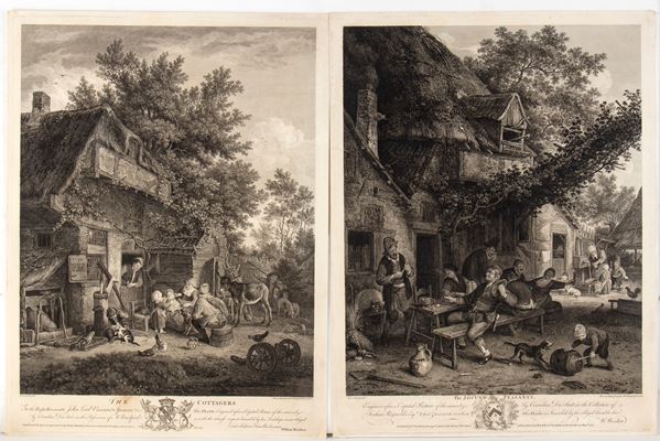 The Cottagers | The Jocund Peasants, after Cornelis Dusart