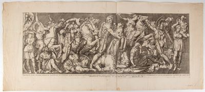 Battaglia delle Amazzoni (da Speculum Romanae Magnificentiae)