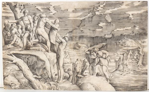 Battista Franco - Diluvio Universale