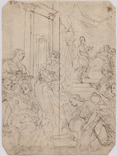 Artista bolognese del XVII secolo, Natività della Vergine