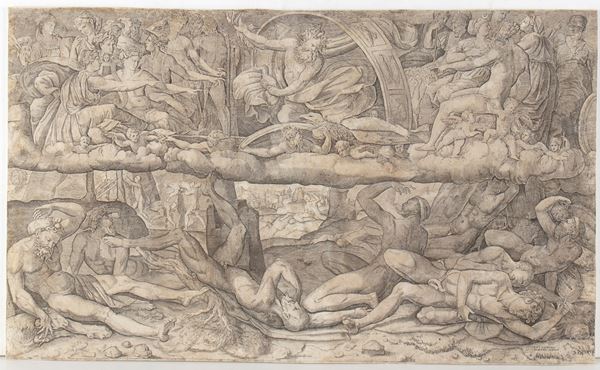 Girolamo Fagiuoli - Caduta dei Giganti, da Perino del Vaga