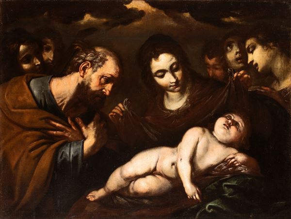 Ercole Procaccini il Giovane - The Holy Family with Angels