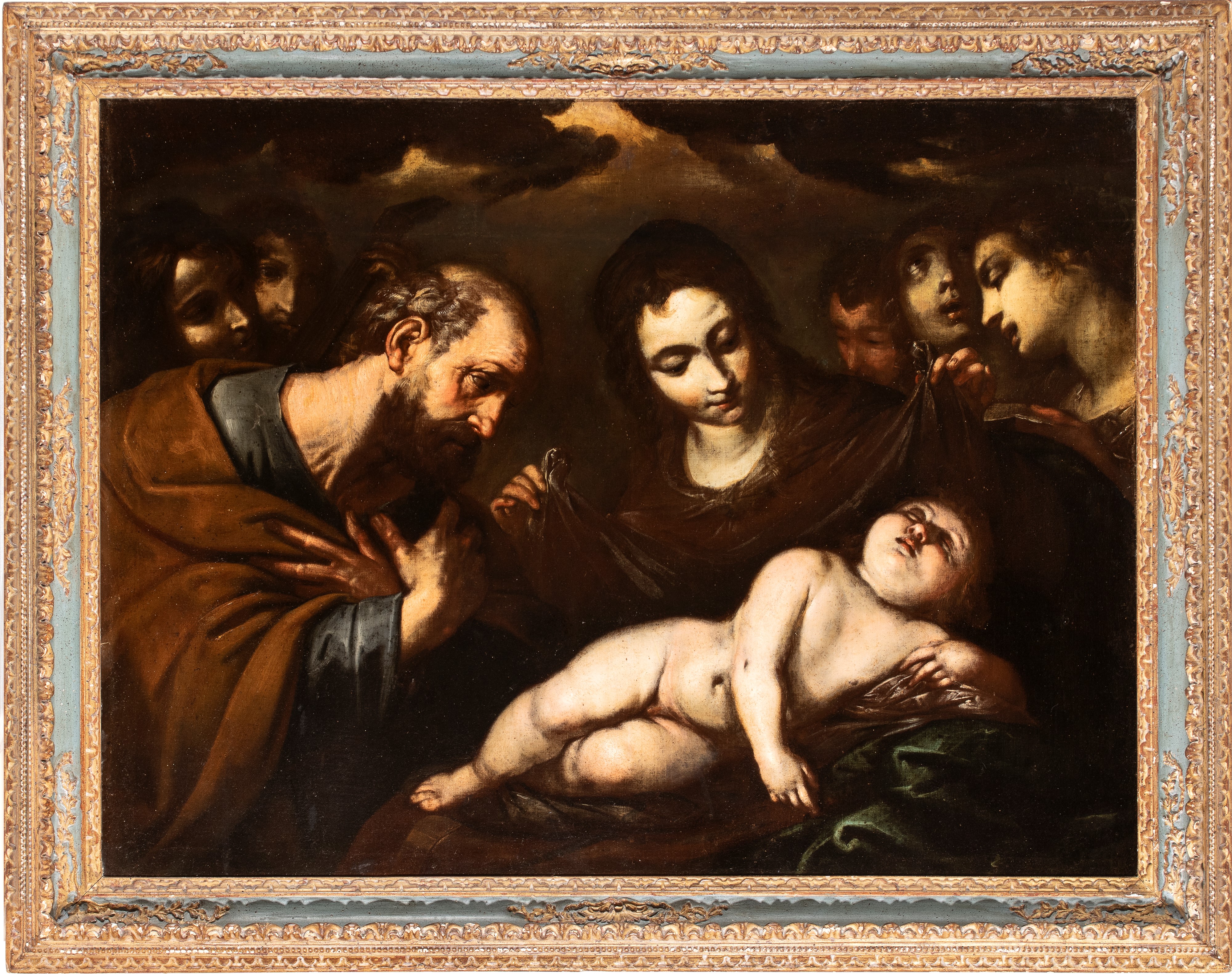 Ercole Procaccini il Giovane - Sacra Famiglia con angeli