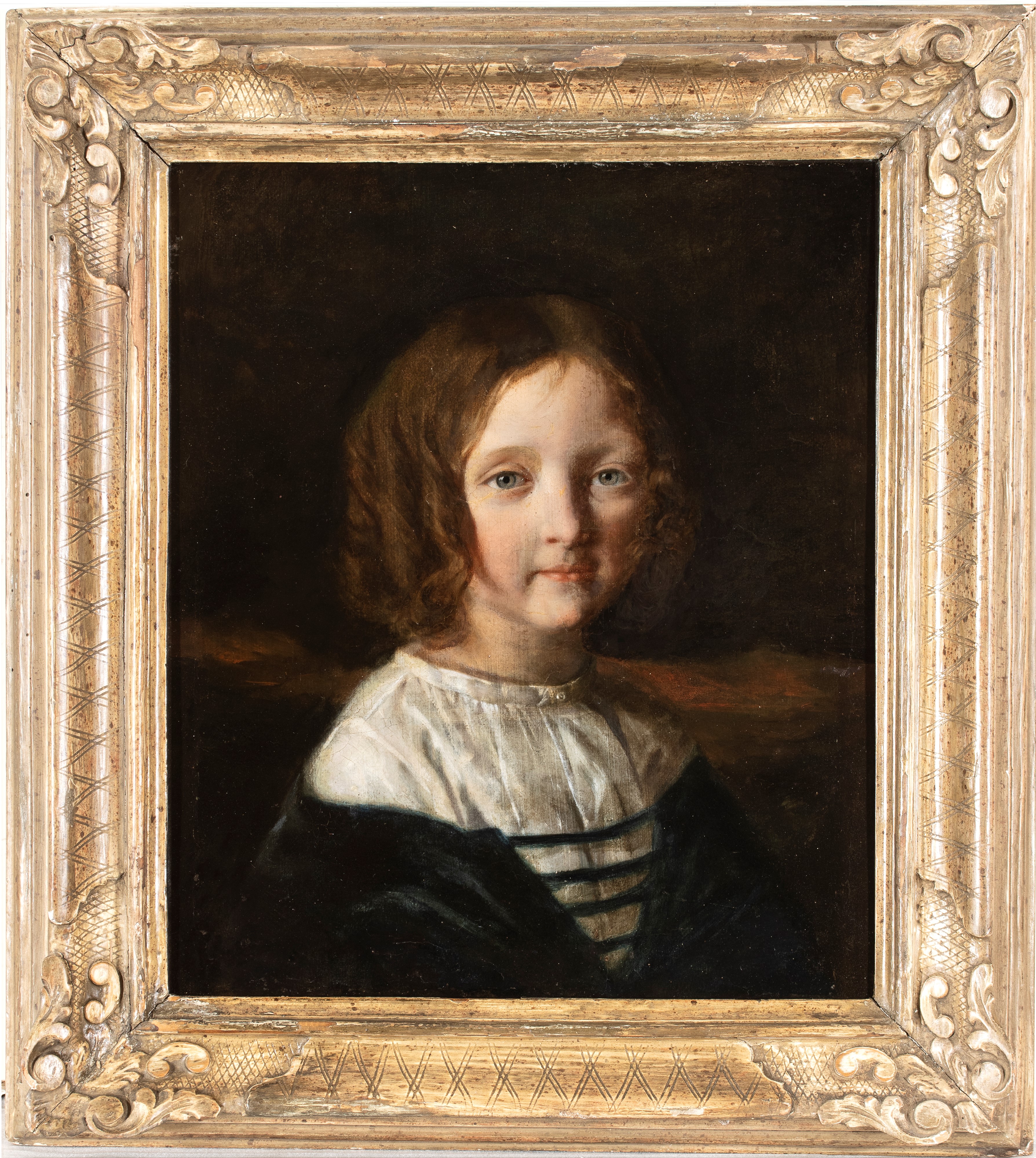 Artista Italiano, Prima Metà XIX Secolo - Ritratto di fanciullo, olio su tela