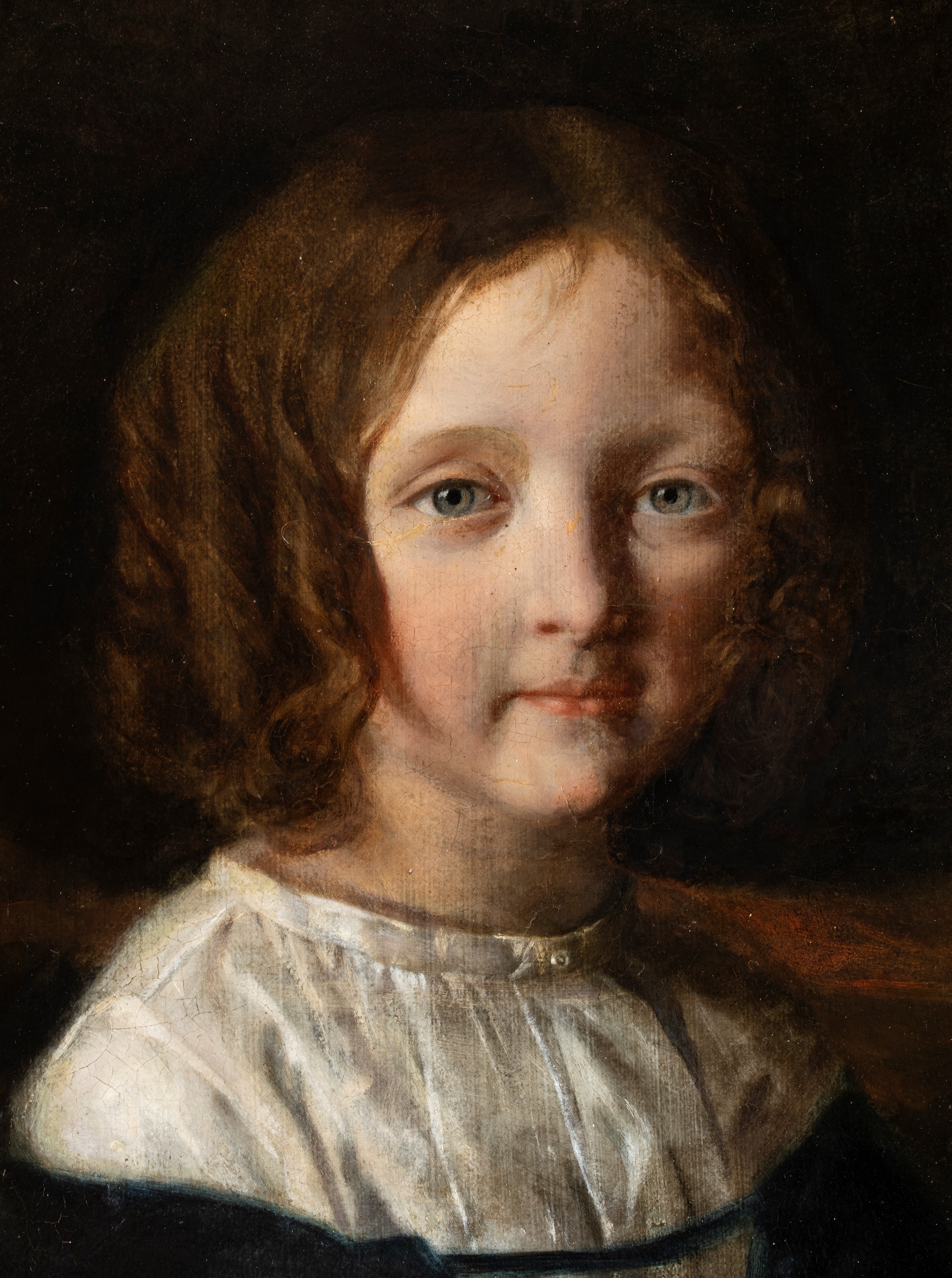 Artista Italiano, Prima Metà XIX Secolo - Ritratto di fanciullo, olio su tela