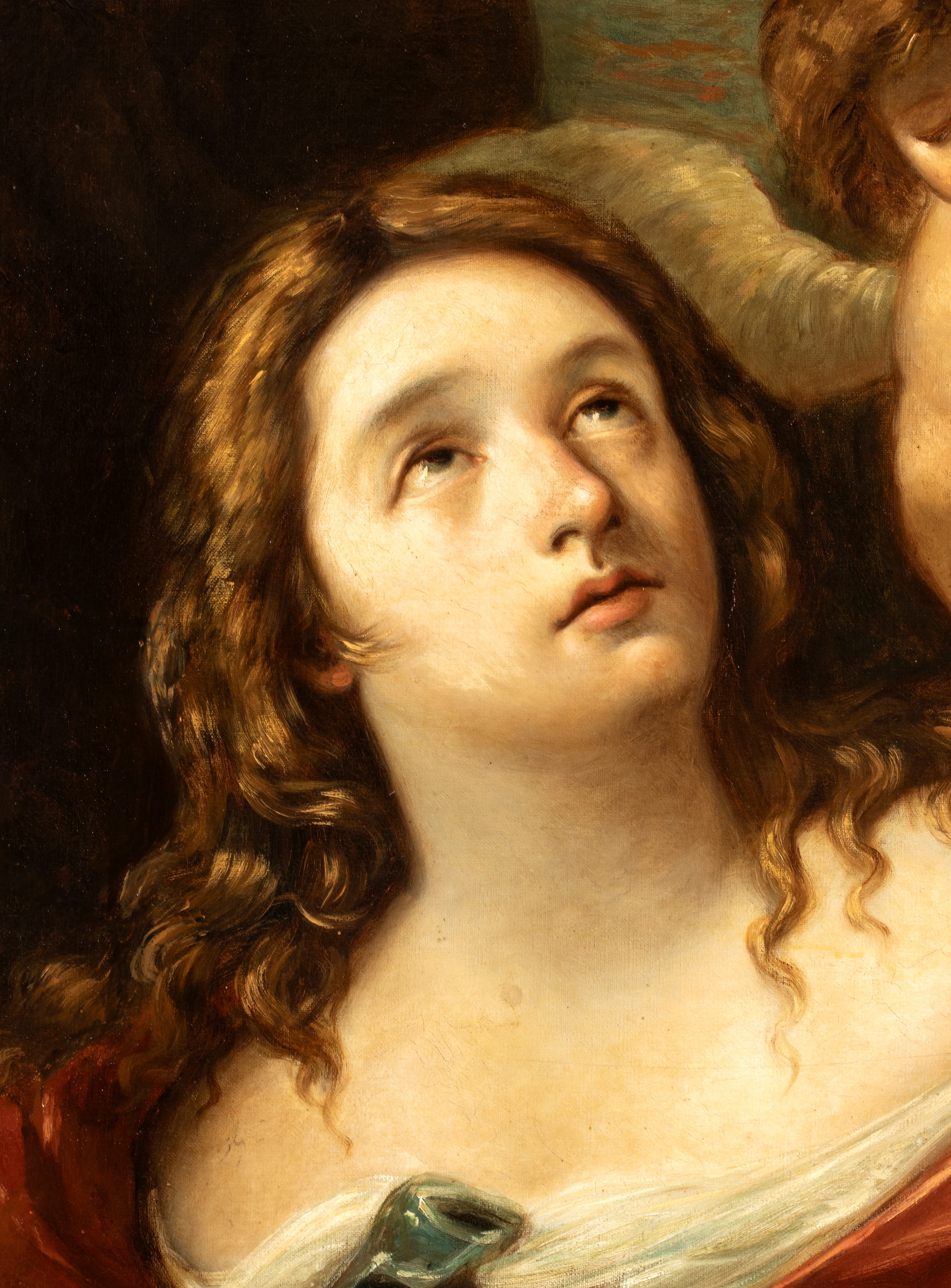 Artista Emiliano, XVIII Secolo - Maddalena penitente, olio su tela