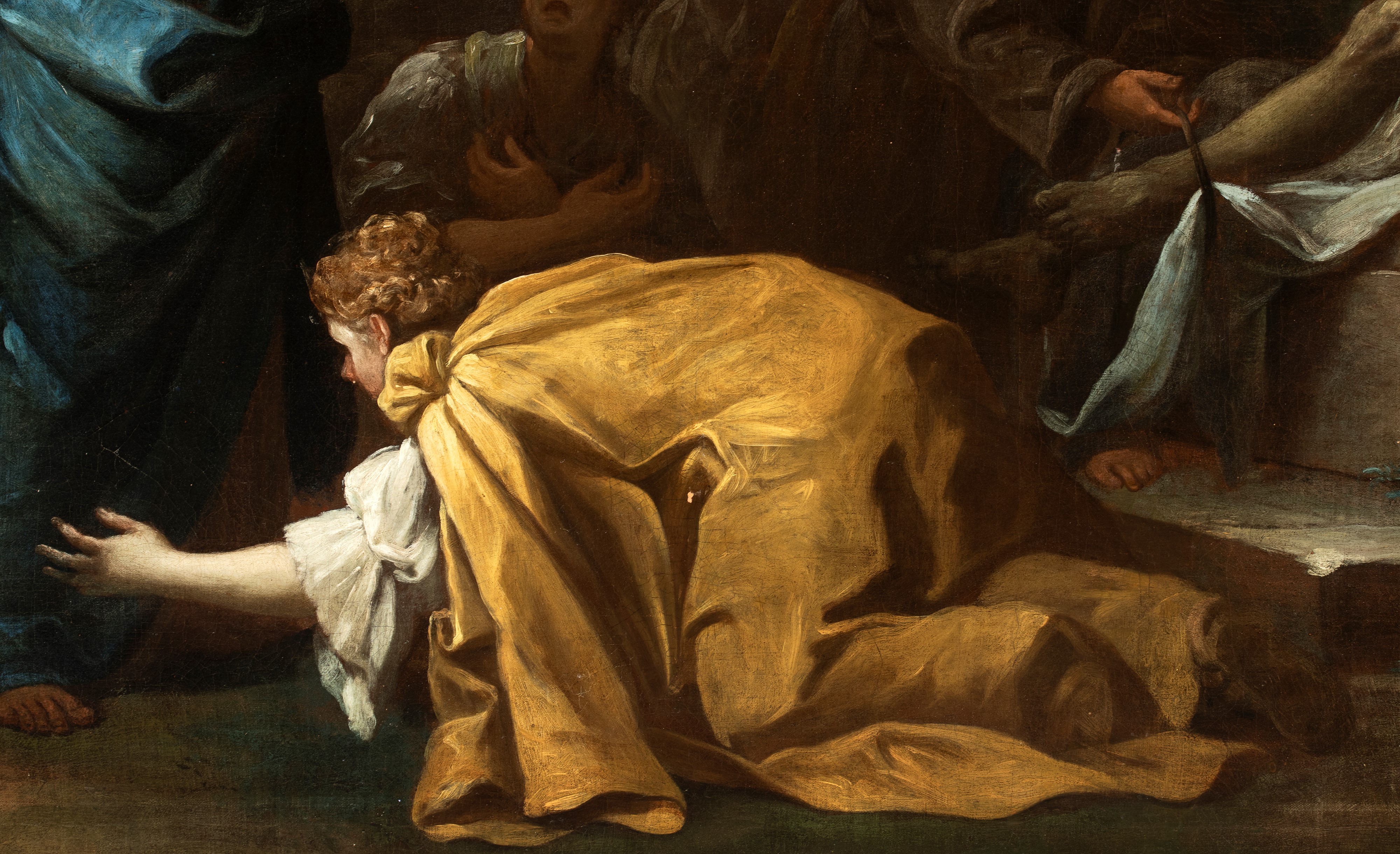 Artista Napoletano, XVIII Secolo - Resurrezione di Lazzaro, olio su tela